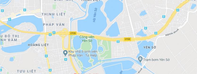 Toàn cảnh nơi xây khu đô thị ven hồ Yên Sở 190 ha Toàn cảnh nơi xây khu đô thị ven hồ Yên Sở 190 ha